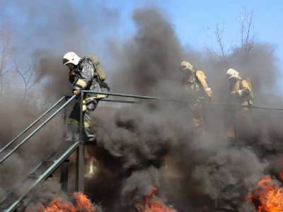 Елордада тағы бір автобус өртенді