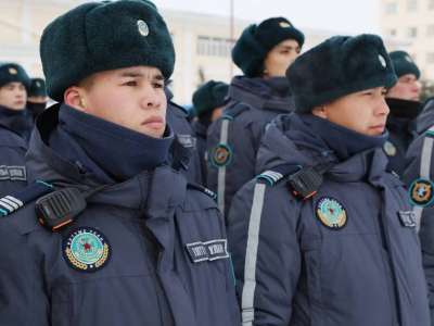 Елордада 700-ден астам ұландық алғаш рет жауынгерлік қызметке кірісті