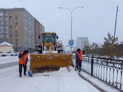 Елордада қар күреу жұмысына 2 600-ден астам жұмысшы шықты