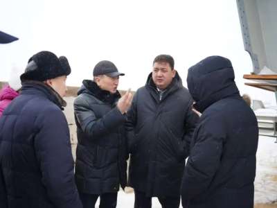 Мәслихат депутаттары көлік айрығының құрылыс барысын тексерді