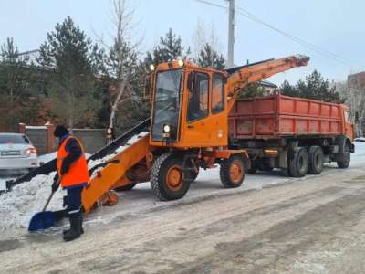 Астанада қыс басталғалы бері миллион текше метрге жуық қар шығарылды
