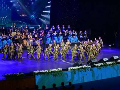 «Жас сарбаз» шығармашылық студиясы есептік концертін берді