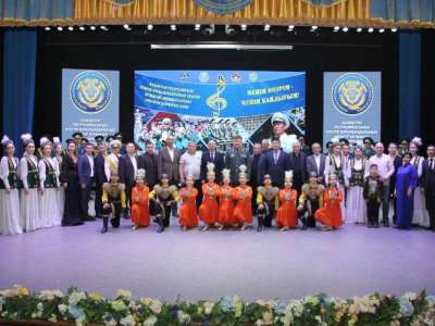 Ұлттық ұлан оркестрі запастағы әскери қызметшілерді ұлықтады