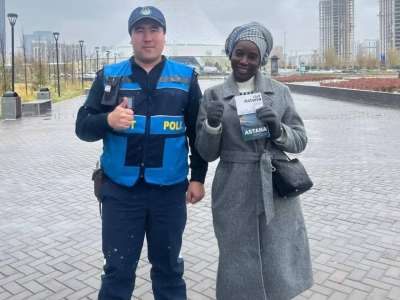 Елордалық полицейге шетел азаматы алғыс айтты