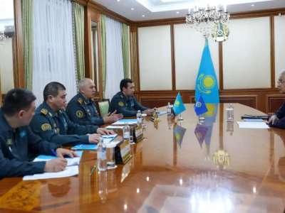 Қорғаныс министрі ҰҚШҰ Бас хатшысымен келіссөздер жүргізді