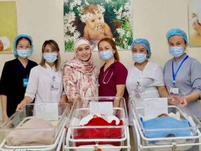 Республика күні қарсаңында елордада үшем дүниеге келді