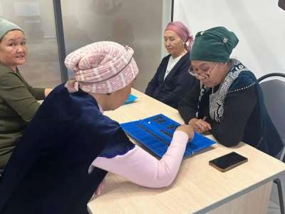 Елордада зейнеткерлер арасында тоғызқұмалақтан турнир өтті