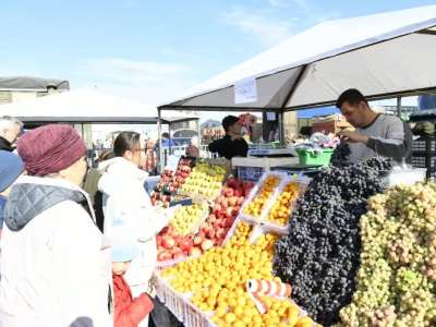 Жәрмеңкеде үш облыстың ауыл шаруашылығы өнімдері ұсынылды