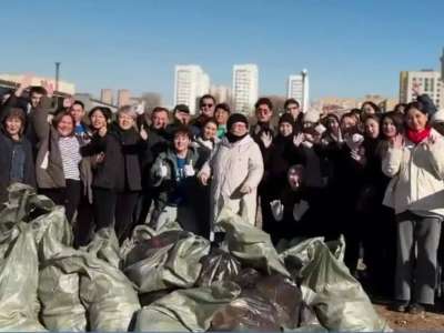 Есіл өзенінің жағасынан мың келіден астам қоқыс жиналды