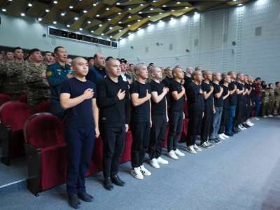 Астанада әскерге шақырылушылар салтанатты түрде аттанды