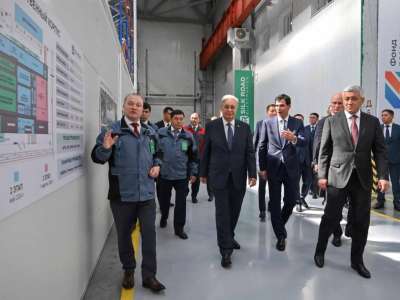 Президент тұрмыстық техника өндірісімен танысты