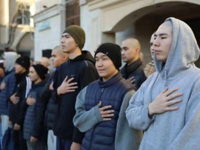 Астанадан әскерге шақырылған жастар Десанттық-шабуылдау әскерлерінің қатарына аттанды