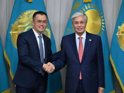 Тоқаев Binance компаниясының негізін қалаушы Чанпэн Чжаоны қабылдады