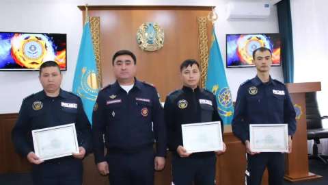 Астаналық тәртіп сақшылары марапатталды