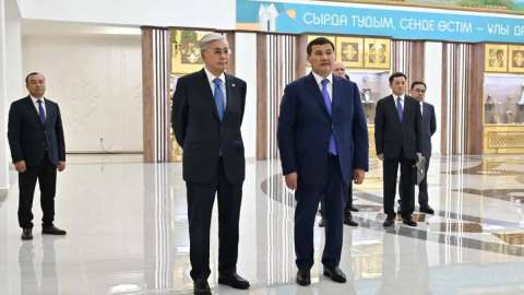 Нұрлыбек Нәлібаев Президентке өңірдің дамуы жөнінде есеп берді