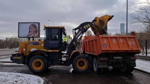 Елордадан 3000 текше метрден астам қар полигондарға шығарылды