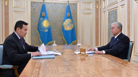 Мемлекет басшысы Жоғары аудиторлық палатаның төрағасы Әлихан Смайыловты қабылдады