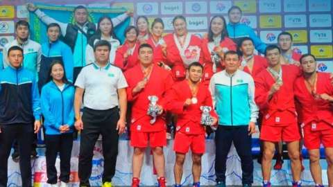 Қазақстан құрамасы самбодан әлем чемпионатында екінші орынға ие болды