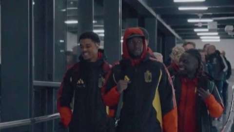 Бельгияның футбол құрамасы Астанаға келді (видео)